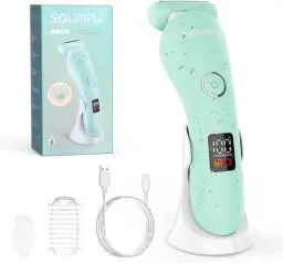 Produktbild: Solimpia Rasierer Damen Elektrischer Damenrasierer für Körper Bein Arme Achseln Bikinizone Lady Shaver Kabelloser Nass- Trockenrasierer Bikini Trimmer für Frauen Wiederaufladbarer ﻿