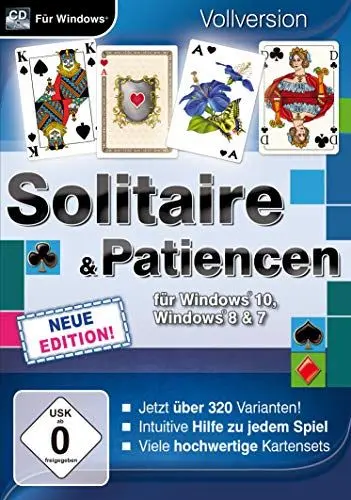 Produktbild: Solitaire & Patiencen für Windows 10 Neue Edition (PC)