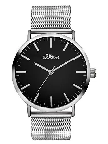 Produktbild: s.Oliver Time Damen Armbanduhr Zeitlernuhr Quarz Edelstahl SO-3325-MQ
