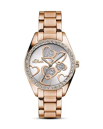 Produktbild: s.Oliver Damen-Armbanduhr Analog Quarz Edelstahl SO-3140-MQ