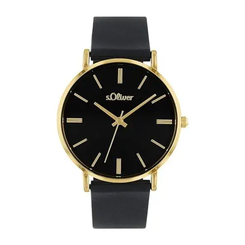 Produktbild: s.Oliver Armbanduhr Damen Quarzuhr Analog, mit Silikon Armband, Silber, 3 bar Wasserdicht, Kommt in Uhren Geschenk Box
