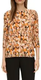 Produktbild: s.Oliver BLACK LABEL Chiffon-Bluse mit Plisseefalten