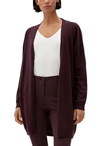 Produktbild: s.Oliver BLACK LABEL Damen 2119788 Strickjacke, Lila, M EU