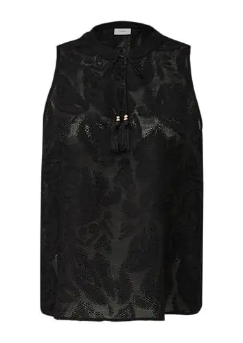 Produktbild: s.Oliver BLACK LABEL Damen 2144817 Blusen Top, Black 9999, 34