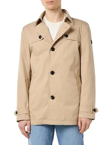Produktbild: s.Oliver BLACK LABEL Herren 2148938 Trenchcoat, beige 8195, 50