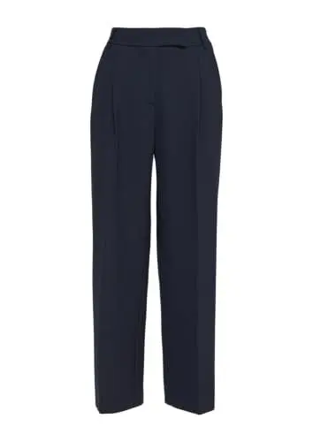 Produktbild: s.Oliver BLACK LABEL Hose aus Viskosemix mit Bundfalten Navy 42
