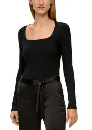 Produktbild: s.Oliver BLACK LABEL Pullover mit Rippstruktur