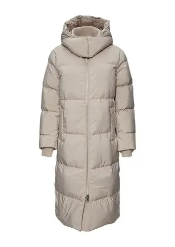 Produktbild: s.Oliver BLACK LABEL Wärmender Daunenmantel mit Abnehmbarer Kapuze helles beige 46