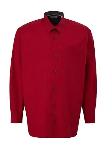 Produktbild: s.Oliver Hemd mit Minimal AOP, Regular Fit