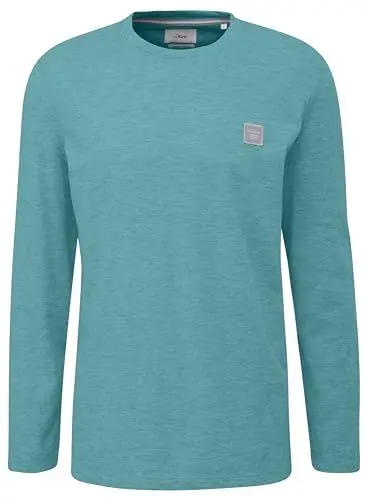 Produktbild: s.Oliver Langarmshirt in melierter Optik
