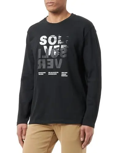 Produktbild: s.Oliver Langarmshirt mit Label Print
