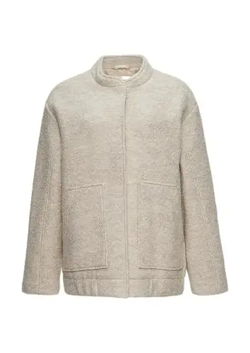 Produktbild: s.Oliver Bouclé-Bomberjacke aus Wollmix