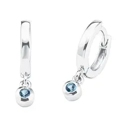 Produktbild: s.Oliver Ohrringe für Mädchen, Zirkonia / 925 Sterling Silber, Rhodiniert