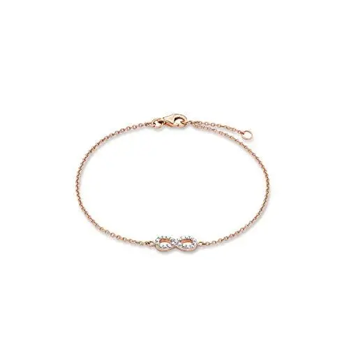 Produktbild: s.Oliver Jewel Damen-Armband Silber vergoldet Zirkonia weiß 19 cm - 508063