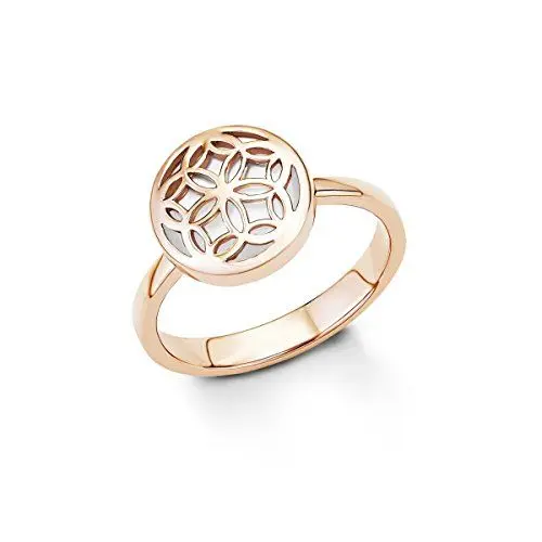 Produktbild: s.Oliver Damen-Ring Perlmutt 925 Silber rhodiniert Gr. 52 (16.6) - 524148