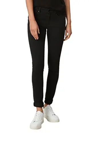 Produktbild: s.Oliver Damen 04.899.71.6059 Skinny Jeans, Black Stretched De, 42W / 30L