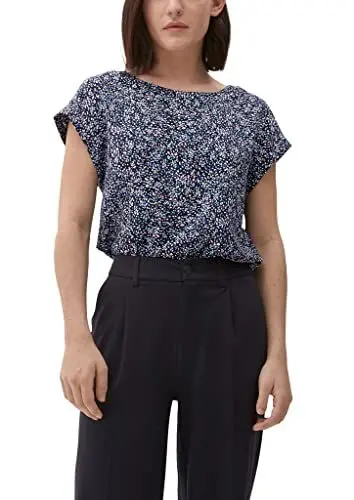 Produktbild: s.Oliver Damen 2132617 Bluse, 59B6 blau, 46