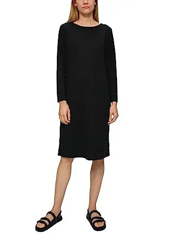 Produktbild: s.Oliver Damen 10.2.11.20.200.2135970 Kleid, 9999 schwarz, 46