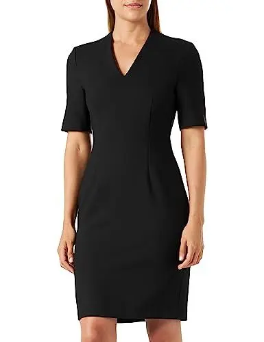 Produktbild: s.Oliver Damen 10.2.20.20.200.2134063 Kleid, 9999 schwarz, 34