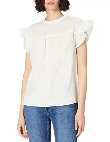 Produktbild: s.Oliver Damen 120.10.104.10.100.2064229 Bluse, Cream, 40
