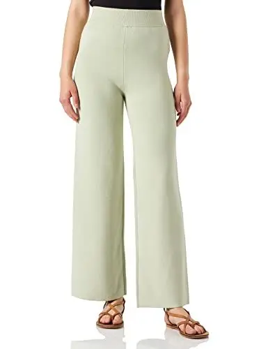 Produktbild: s.Oliver Damen 120.10.202.18.180.2109736 Hose lang Wide Leg, Sage, 38 EU
