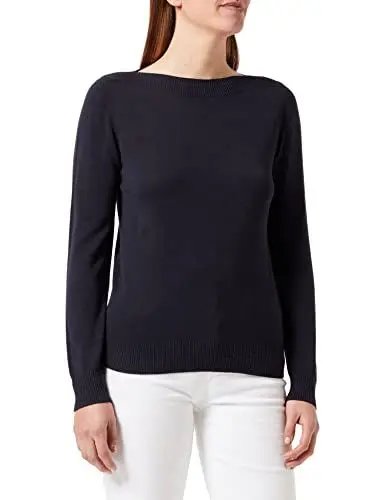Produktbild: s.Oliver Damen 120.11.899.17.170.2112210 Sweater, Navy, 46 EU