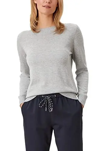 Produktbild: s.Oliver Damen 120.11.899.17.170.2112210 Sweater, 9400 grau, 42