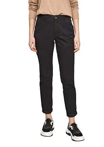 Produktbild: s.Oliver Damen 120.11.899.18.180.2064715 Hose, Black, 32/34