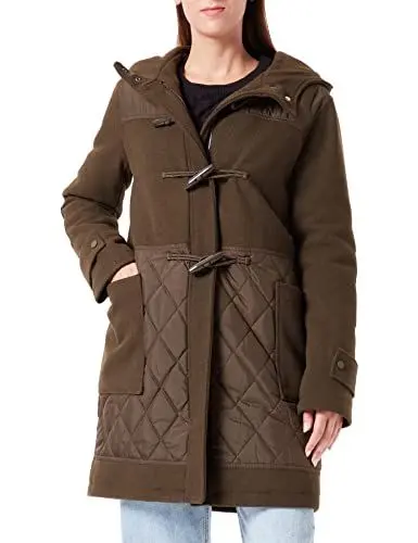 Produktbild: s.Oliver Damen 120.12.209.16.151.2117076 Mantel langarm, khaki/oliv #483C32, 40