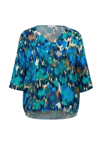 Produktbild: s.Oliver Damen Bluse 3/4 Arm Blue 48