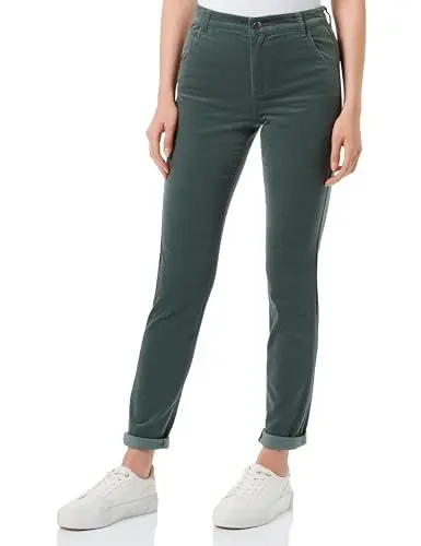 Produktbild: s.Oliver Damen Hose lang, Slim Fit Green 38