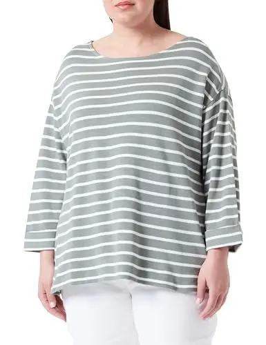 Produktbild: s.Oliver Damen T-Shirt 3/4 Arm Green 46