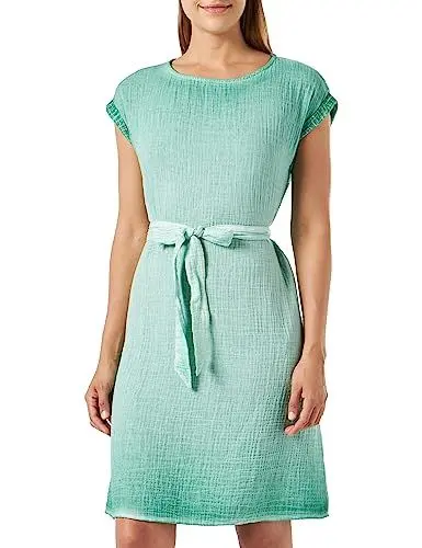 Produktbild: s.Oliver Damen 2137649 Kleid kurz, Blue Green #C7e6d7, 36