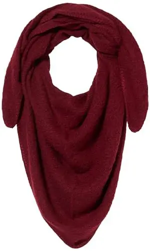 Produktbild: s.Oliver Damen 2137793 Dreieckstuch, Strick, 3871 rot, 1