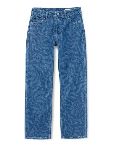 Produktbild: s.Oliver Damen 2143851 Jeans Hose, Karolin Straight Leg, blau 57Z2, 36