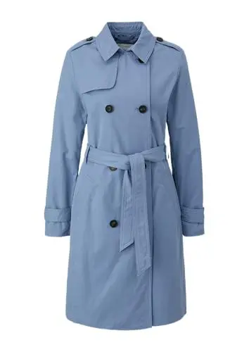 Produktbild: s.Oliver Damen 2149064 Trenchcoat, blau 5271, 34