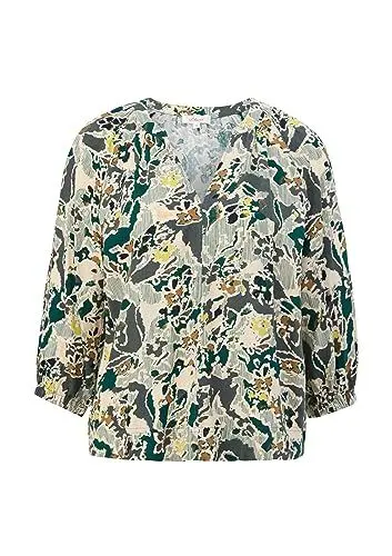 Produktbild: s.Oliver Damen Bluse 3/4 Arm Blue Green 36
