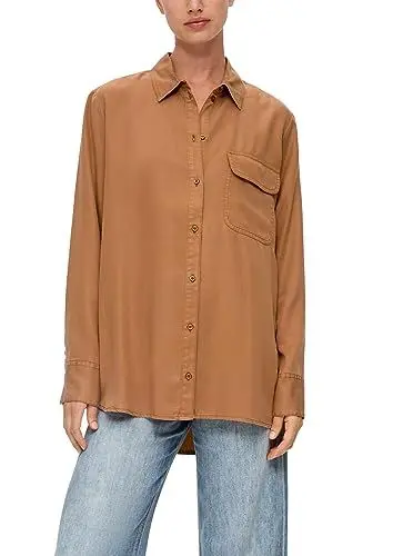 Produktbild: s.Oliver Damen Bluse Langarm Brown 34
