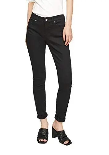 Produktbild: s.Oliver Damen 04.899.71.4713'' Skinny Jeans, Schwarz (99Z8), 32W / 32L