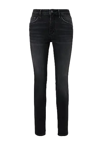 Produktbild: s.Oliver Damen Jeans-Hose Slim Leg Grey/Black 32