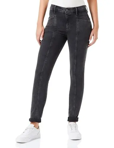 Produktbild: s.Oliver Damen Jeans Hose, Izabelll Skinny Black, 36