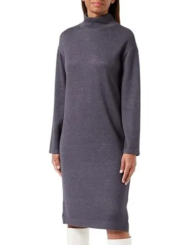 Produktbild: s.Oliver Damen Kleid mit Stehkragen Grey, 44