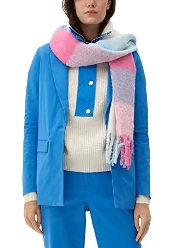 Produktbild: s.Oliver Damen Schal blau | pink, 1