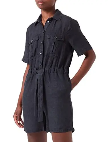 Produktbild: s.Oliver Damen Short Jumpsuit Overall kurz, Navy, 38 EU