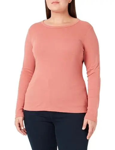 Produktbild: s.Oliver Damen T-Shirt Langarm ORANGE, 34