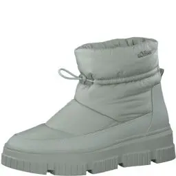 Produktbild: s.Oliver Damen Winterstiefeletten ohne Absatz Gefüttert Plateau Vegan Grün (Mint), 40