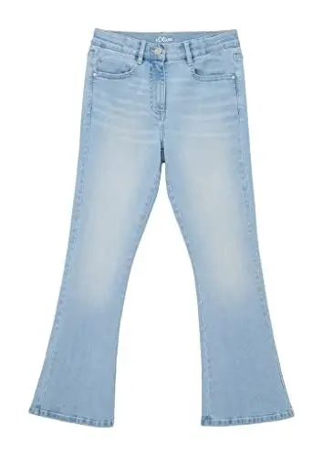 Produktbild: s.Oliver Girl's 2127812 Jeans 7/8, Bverly Flare Leg, Blue, 152/REG