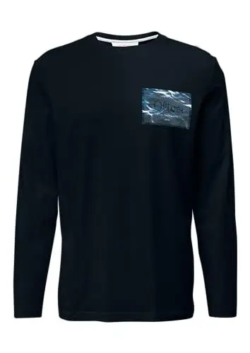 Produktbild: s.Oliver Herren 2139653 T-Shirt Langarm, 59D1 blau, 3XL