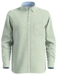 Produktbild: s.Oliver Herren 2141203 Hemd Langarm, Regular Fit, 74N5 Grün, S