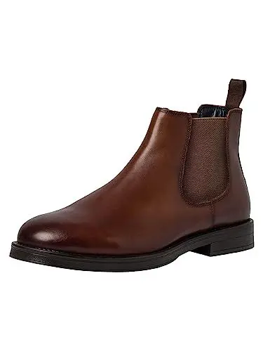 Produktbild: s.Oliver Herren Chelsea Boots aus Leder Elegant, Braun (Brown), 45 EU